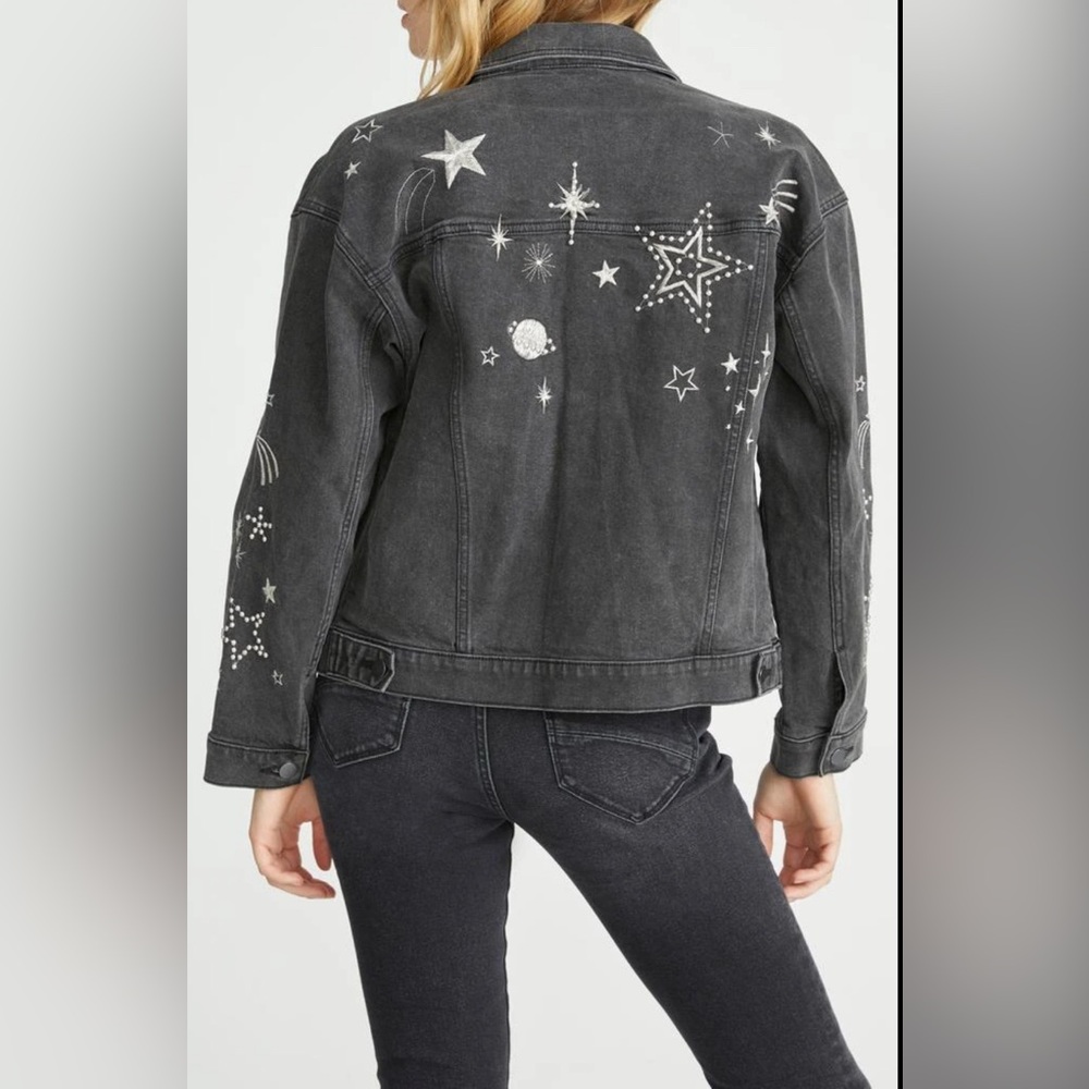 NWT Driftwood Shooting Star Denim Jacket